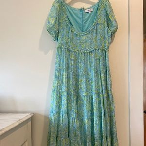 Likely brand floral maxi dress size 10